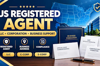 provide us registered agent for your llc or corporation