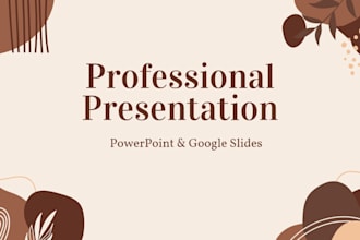 design a professional canva presentation