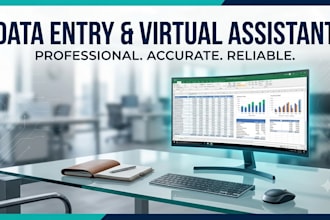 be your excel data entry, database management