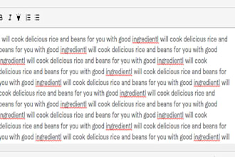 cook delicious rice and beans for you with good ingredient