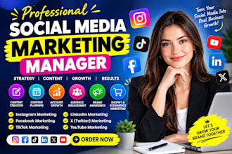 social media marketing manager, content creator, social media growth, shopify
