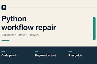 fix one reproducible python workflow reliability bug