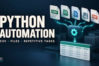 automate CSV processing and repetitive file tasks with python