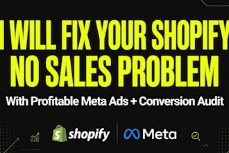 fix shopify no sales with meta ads and conversion