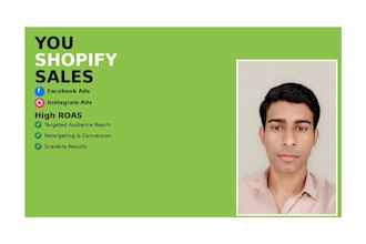 setup profitable shopify facebook ads and instagram ads to get shopify sales
