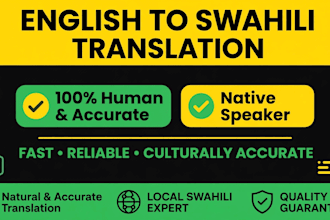 translate english to kiswahili