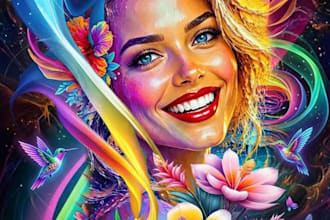 design custom pop art prints and hand painted illustrations