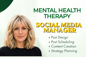 be your mental health and therapy social media brand marketing manager