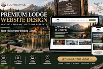 design a outdoor lodge website with integrated booking and availability calendar