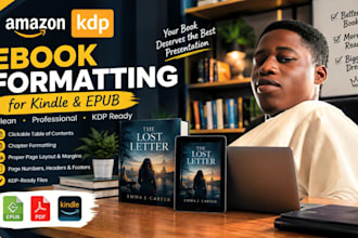 format your KDP ebook for kindle and epub