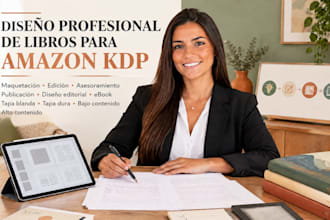 be your amazon kdp book publisher editor and designer