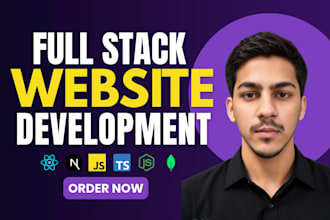 build modern react and next js websites with responsive UI