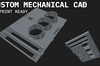 design a custom mechanical part for 3d printing