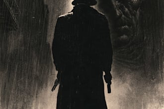 draw noir, horror and dark comic book art and illustrations