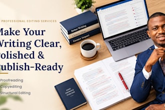 professionally edit and proofread your nonfiction manuscript