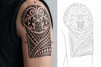 do a tribal tattoo design for you