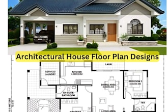 create custom architectural house floor plan designs and cad drawings