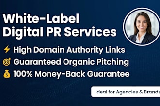 white label digital PR outreach for high da media placements