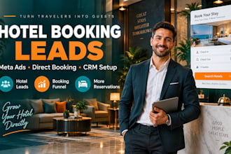 generate hotel booking leads hotel leads travel leads meta ads booking funnel