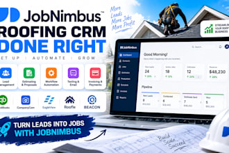 jobnimbus roofing software construction CRM expert, lead management, integration