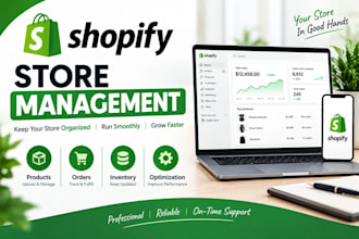shopify website development and managment