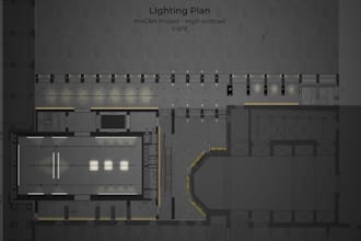create a creative lighting design for your architectural project