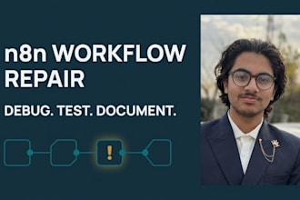 audit and fix n8n workflows webhooks and API errors