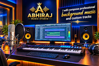 compose professional background music and custom tracks