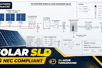 draft solar single line diagrams for interconnection