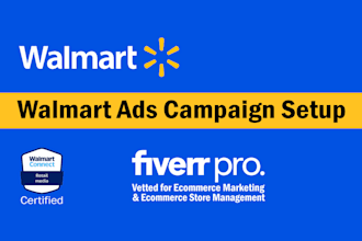 setup ads campaign on walmart