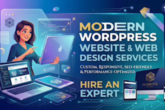 modern wordpress website web design