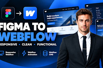 figma to webflow responsive webflow cms interactive webflow animations design