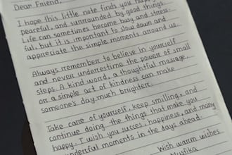 provide neat handwritten notes and typing services