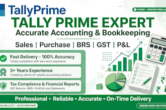 do bookkeeping and accounting entries in tally prime