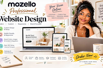 mozello coaching consulting profession brand portfolio personal service website