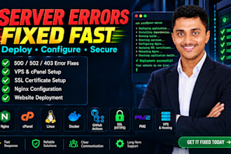 setup vps server fix cpanel nginx ssl and deploy your web app