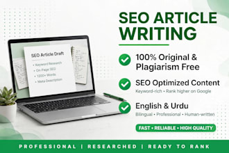 write  blog post article and product description