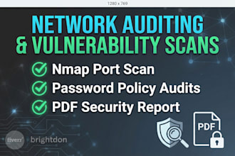 be your network security auditor and run a vulnerability scan