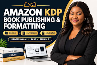 create, format, publish and optimize your amazon KDP book
