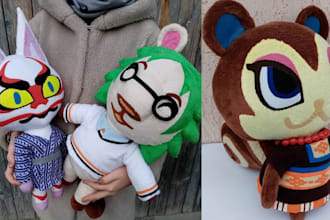 create custom plush toy cute plushies stuffed anima plushies crochet kawaii