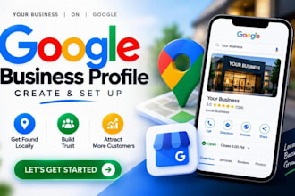 create and setup google my business profile and gmb,gbp