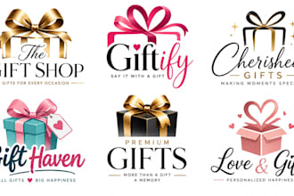 design a professional , gift shop, present, or celebration  gift logo