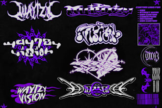 create y2k logo and streetwear design for your brand