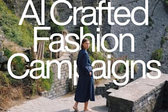 create an ai fashion editorial campaign