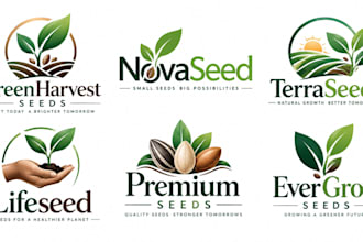 design a professional , agriculture, farming, gardening, or organic seed logo