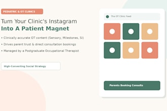 manage instagram for your ot clinic to attract clients