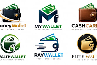 design a professional , finance, banking, or payment money wallet logo