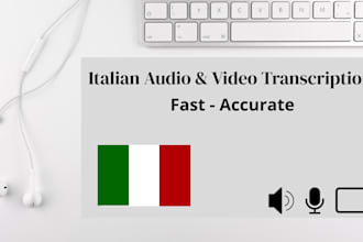 accurately transcribe your italian audio and video