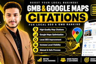 do gmb citations and google maps citations for local SEO and gmb ranking