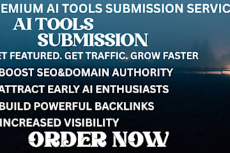 submit your ai saas tool to 300 ai directories for SEO
